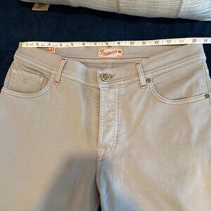 Marco Pescarolo jeans.  Never worn size 33 tan.  Italy luxury. NWOT.  Slim fit